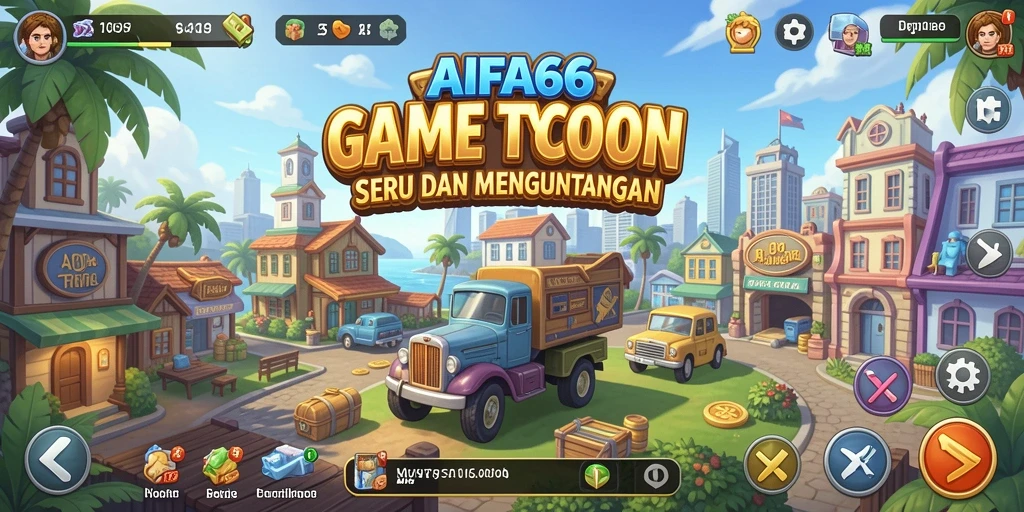 Tampilan game AIFA66 yang menarik dan penuh strategi Tycoon.
