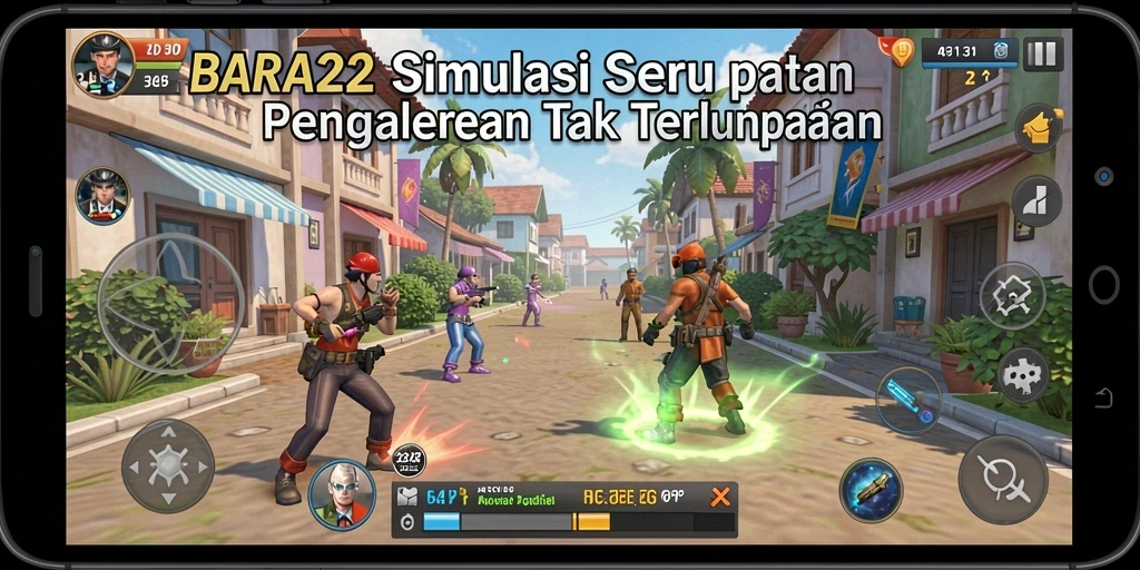 Gameplay BARA22 yang menarik dan realistis.