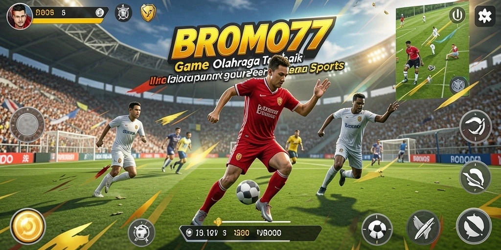 Tampilan menarik dari gameplay BROMO77 yang menampilkan aksi olahraga seru.