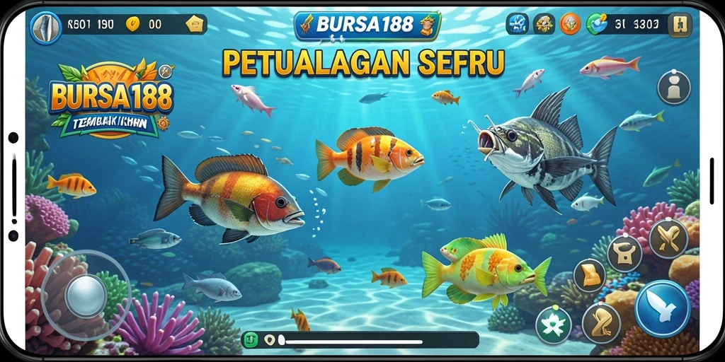 Tampilan gameplay BURSA188 yang seru dan penuh aksi Tembak Ikan.