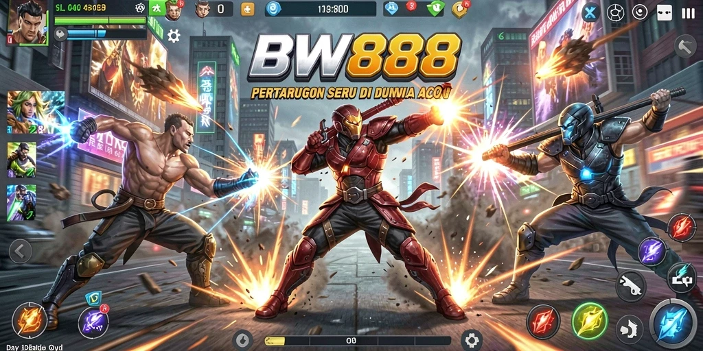 Gameplay BW888 yang menarik dan menegangkan selama pertarungan.