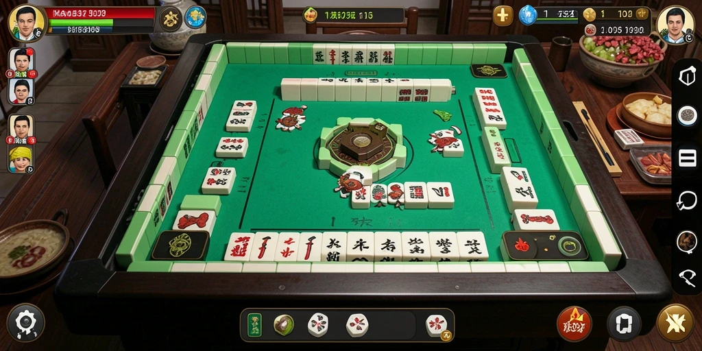 Tampilan gameplay Mahjong yang seru di F32.