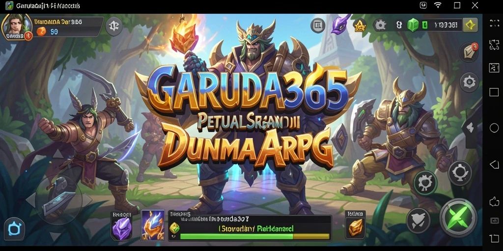Tampilan gameplay GARUDA365 yang menampilkan aksi petualangan seru.