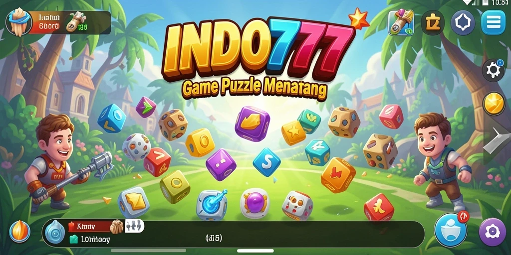 Tampilan layar utama gameplay INDO777 dengan teka-teki yang menarik.