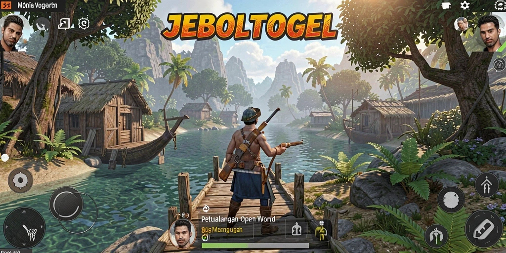 Tangkapan layar gameplay JEBOLTOGEL di dunia Open World yang luas.