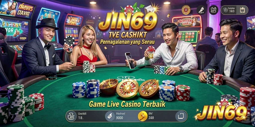 Gameplay Live Casino di JIN69 yang seru dan interaktif.