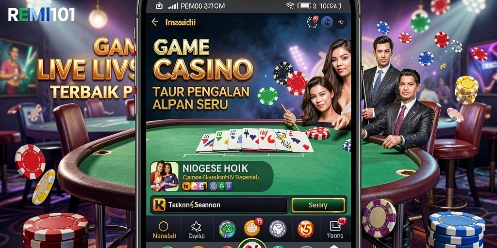 Screenshot gameplay <strong>Live Casino</strong> yang menarik dan interaktif.