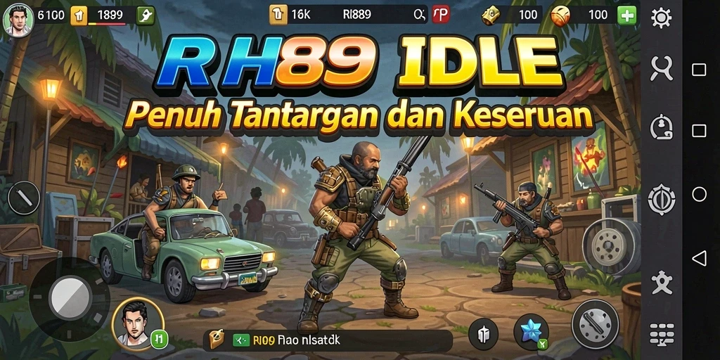 Screenshot gameplay menampilkan aksi seru dalam RI889.