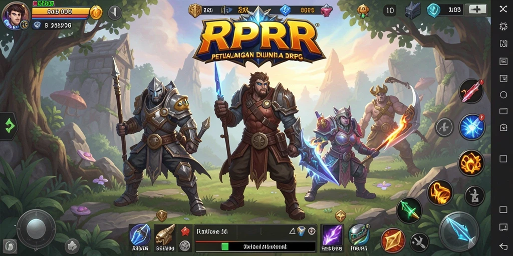 Gameplay ARPG yang mendebarkan dan penuh aksi.