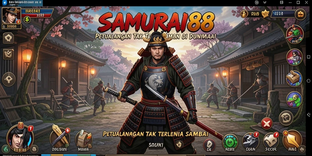 Cuplikan gameplay menakjubkan dari SAMURAI88 yang penuh dengan aksi petualangan.