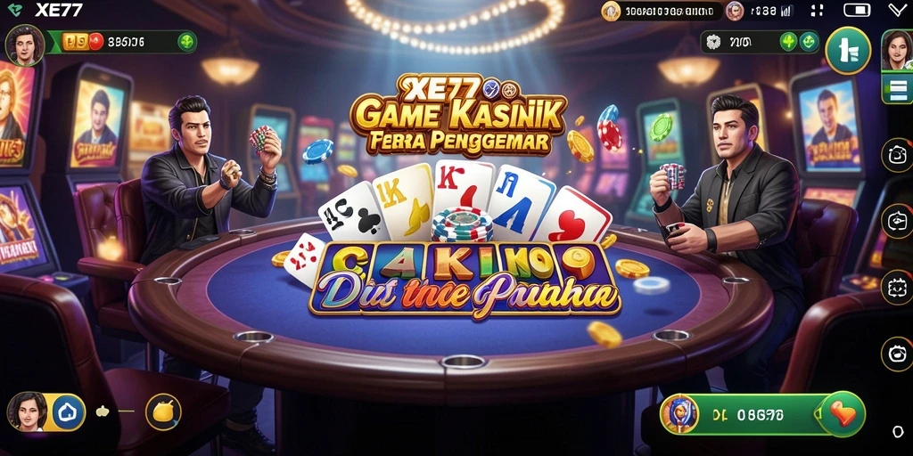 Tampilan gameplay XE77 menampilkan keseruan permainan Kasino yang menawan.